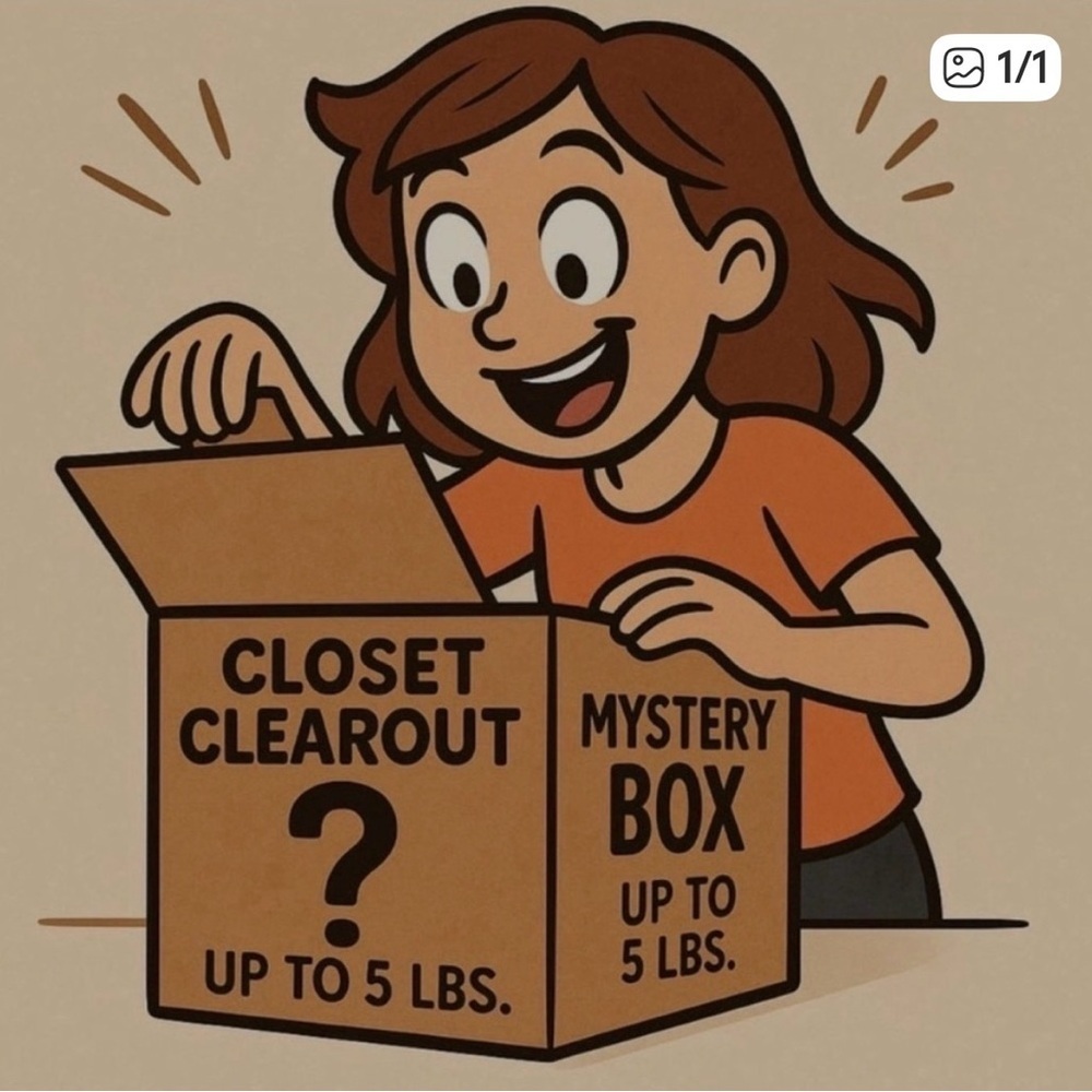 Mystery Box! You will love your Mystery fashion contents up to five pounds!